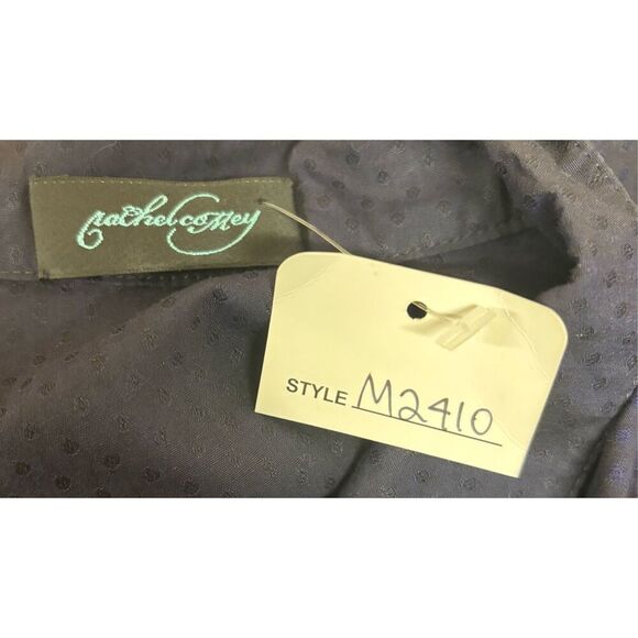 Rachel Comey Button Front Shirt in Blue & Black NWT Size Small - Picture 4 of 5